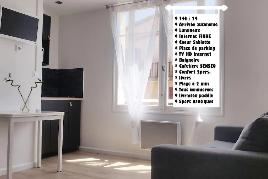 Studi'Hotel Coeur Sablettes Clim Parking H24 Total Autonomie La Seyne-sur-Mer Franciaország